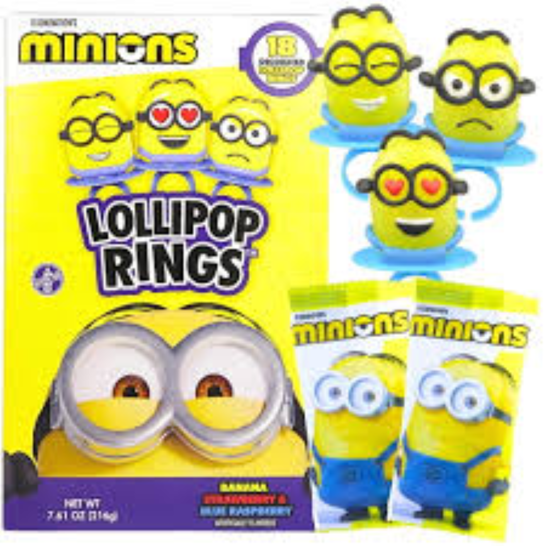 MINIONS CANDY RINGS